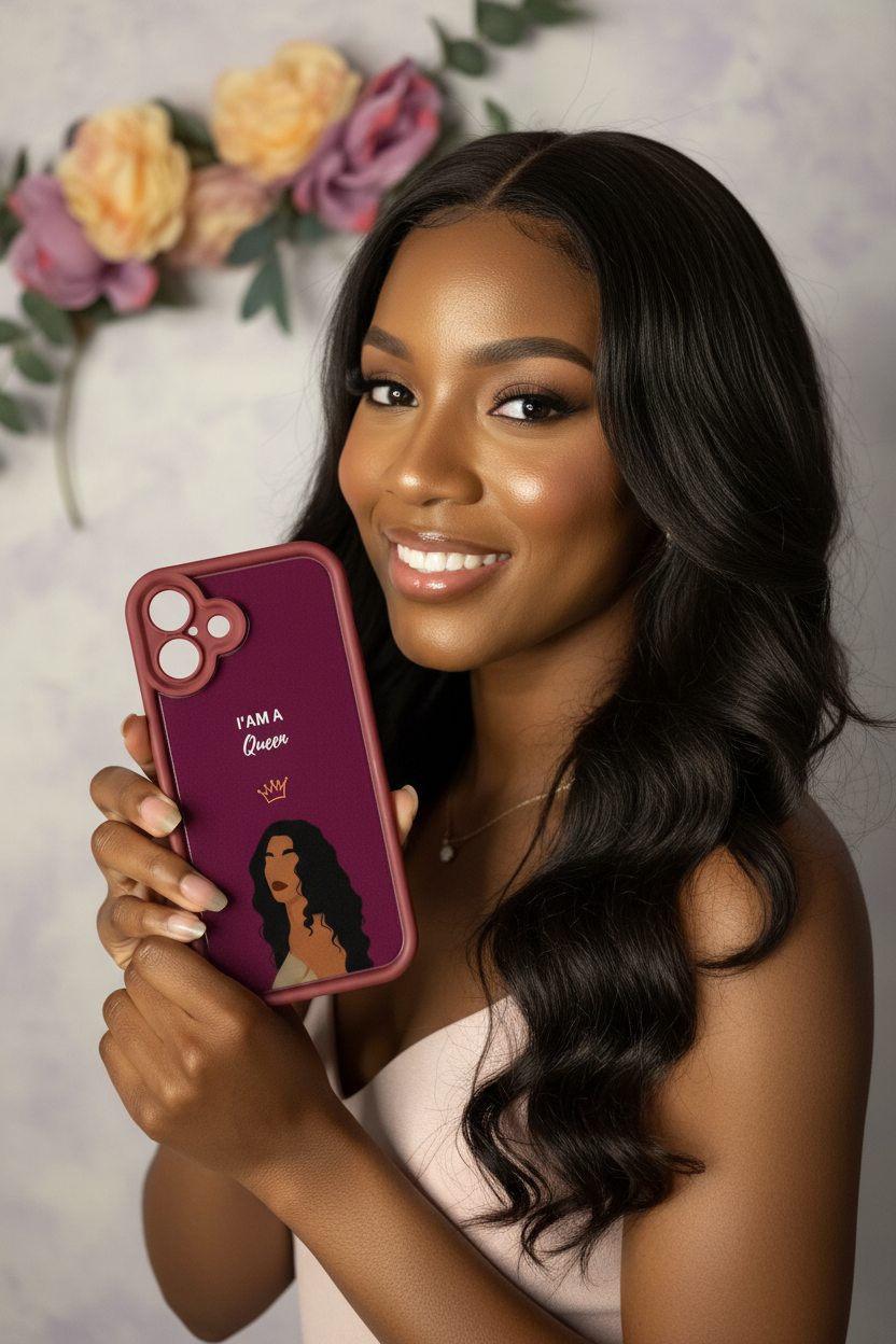 Coque Queen bordeaux