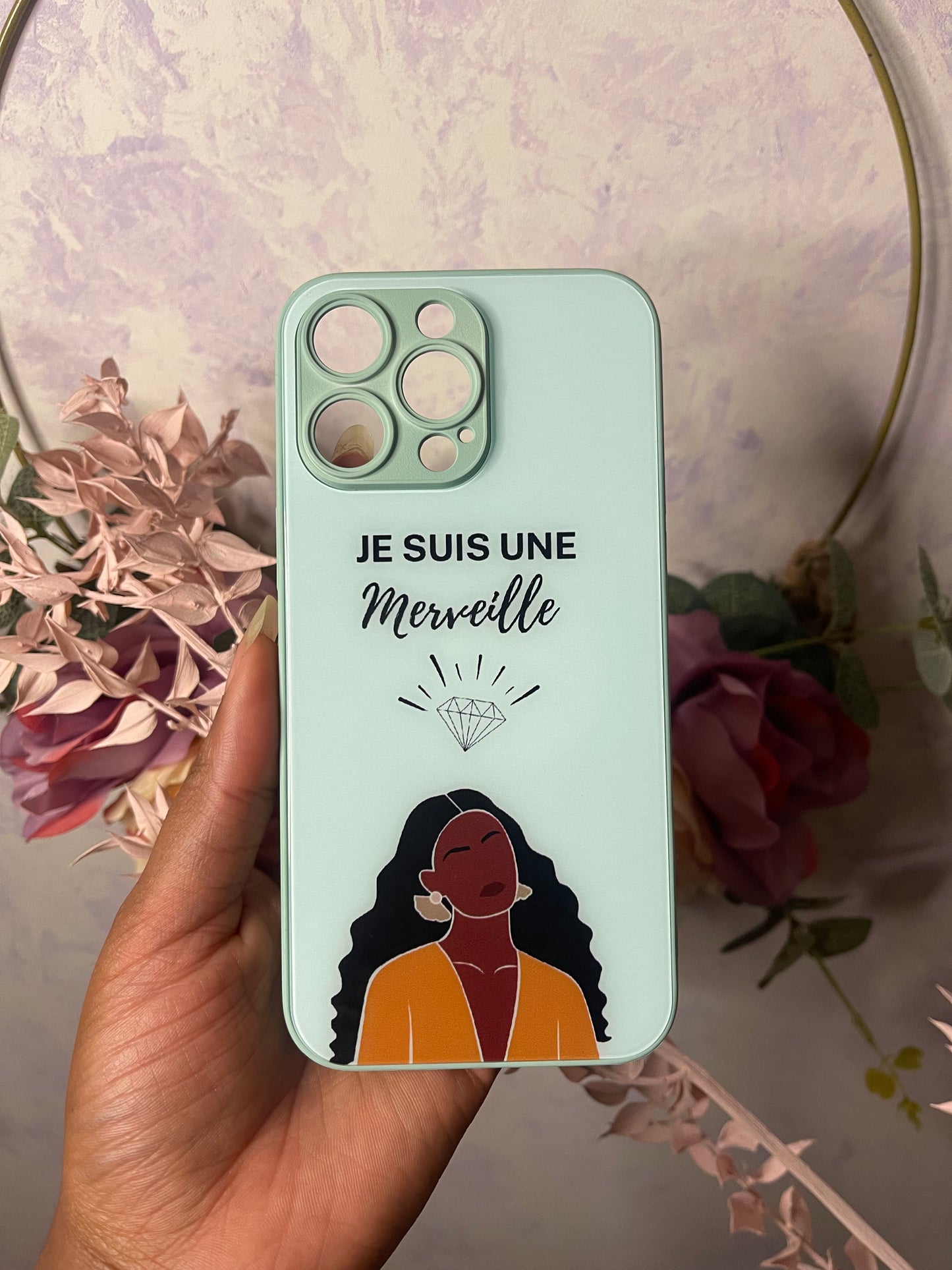 Coque je suis une merveille personnalisée