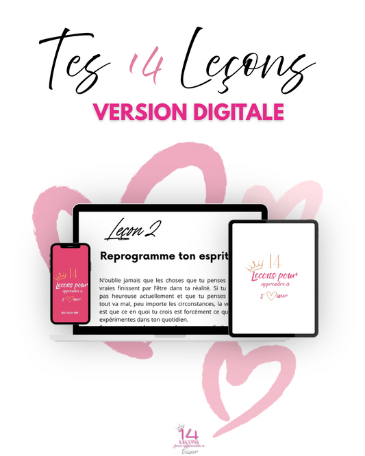14 lecons pour apprendre à s’aimer version DIGITALE