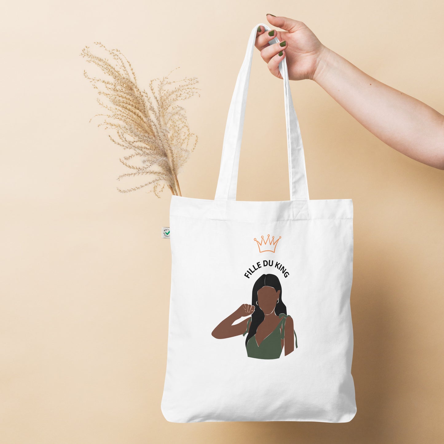 Tote bag Fille du King